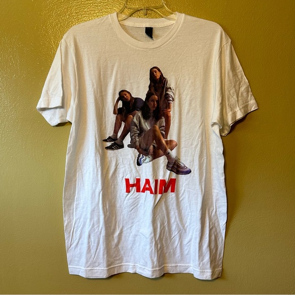 HAIM Band Tee | Size Medium | Never Worn | Music Shirt - Picture 1 of 3